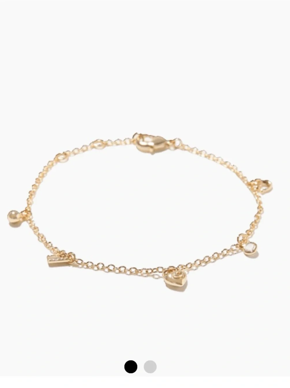 Coach Charm Bracelet Gold